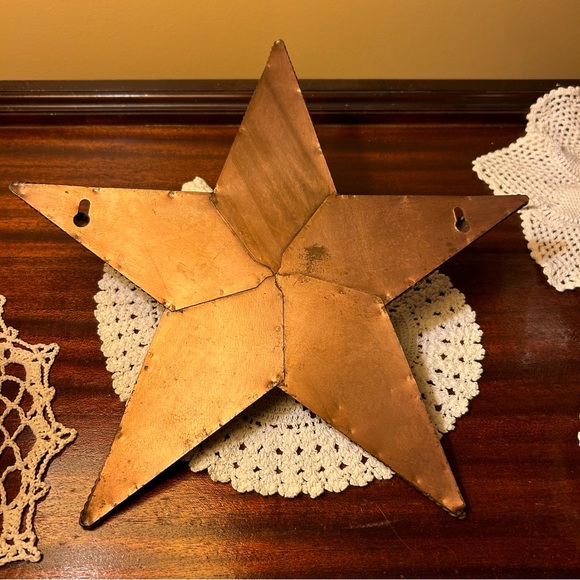 Copper Star Wall Pocket Country Farmhouse decor - Picture 3 of 10
